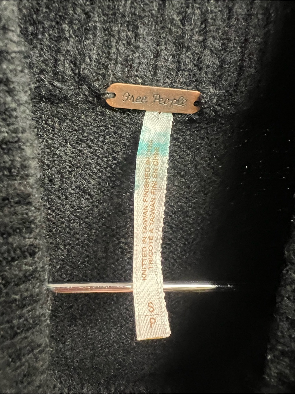 Free People Afterglow Mock Neck sweater in black - Picture 7 of 10